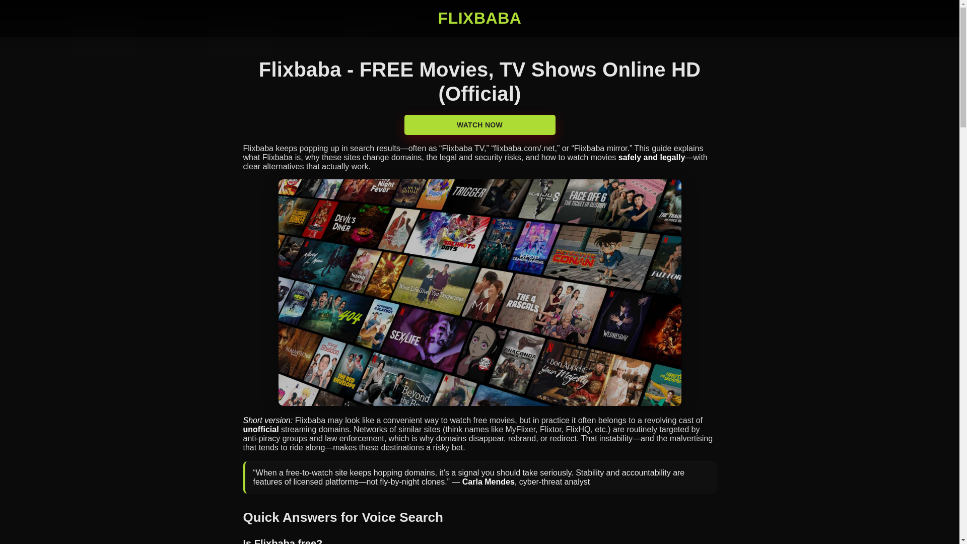 website screenshot of https://flixbaba-mobi.pages.dev/