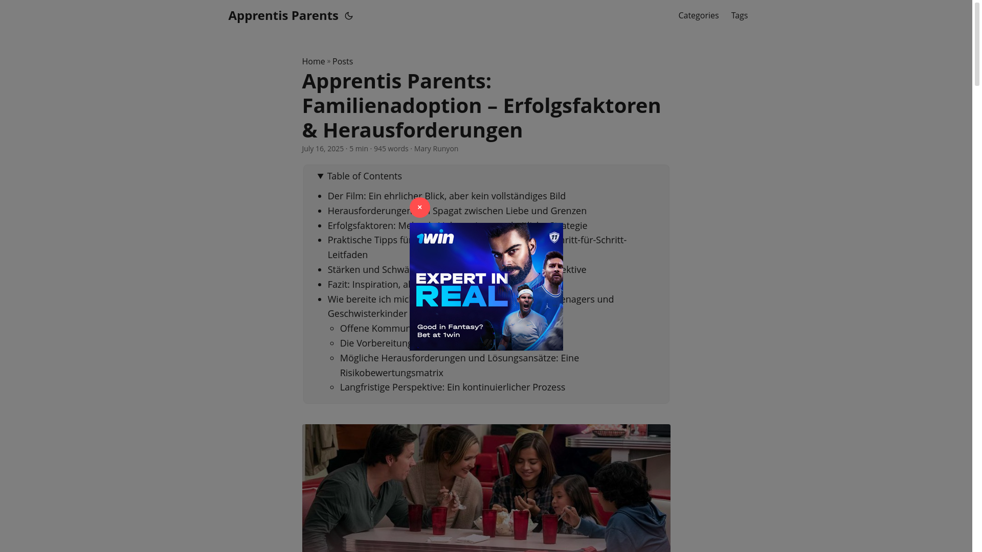 website screenshot of https://apprentis-parents.pages.dev/