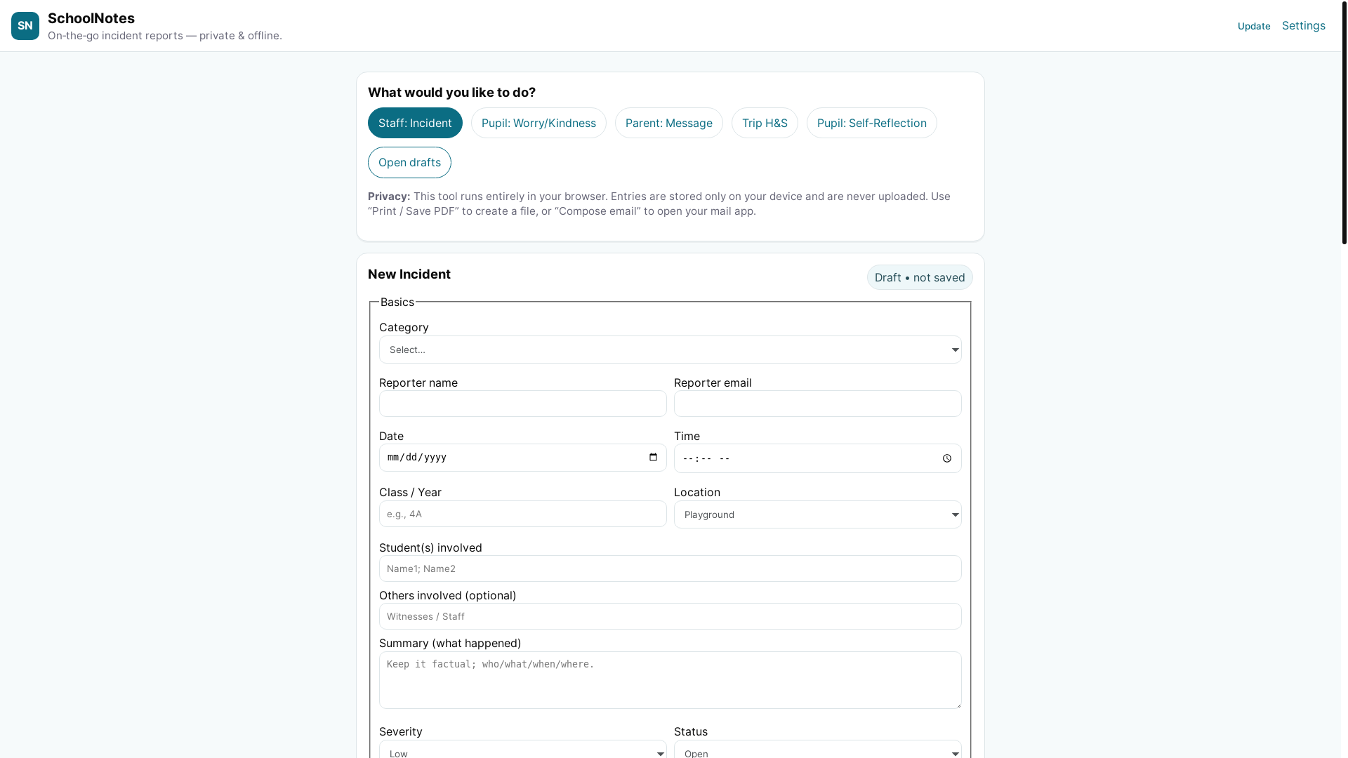 website screenshot of https://schoolnotev2.pages.dev/