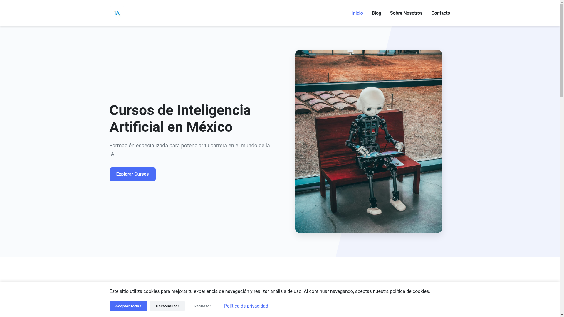 website screenshot of https://iaeducativamexico.com/