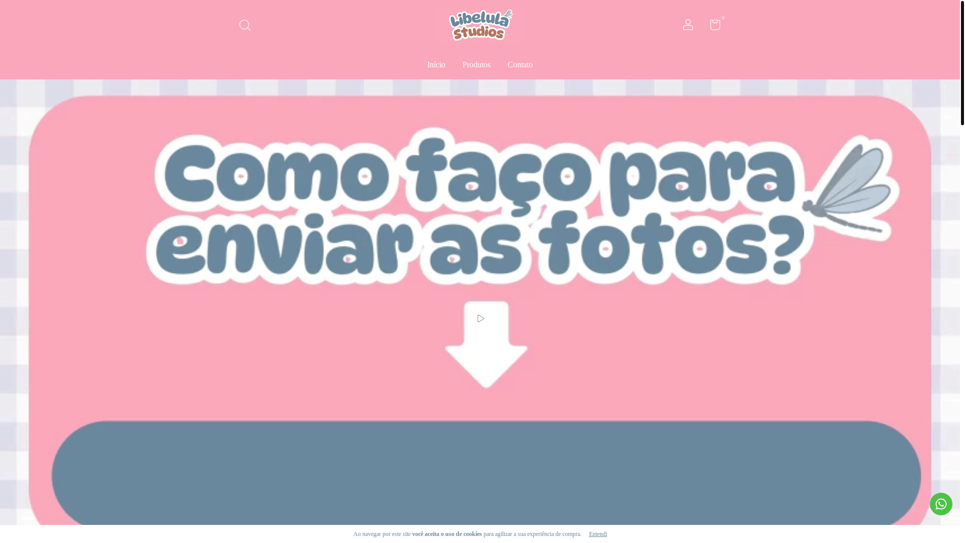 website screenshot of https://libelulastudios.com.br/