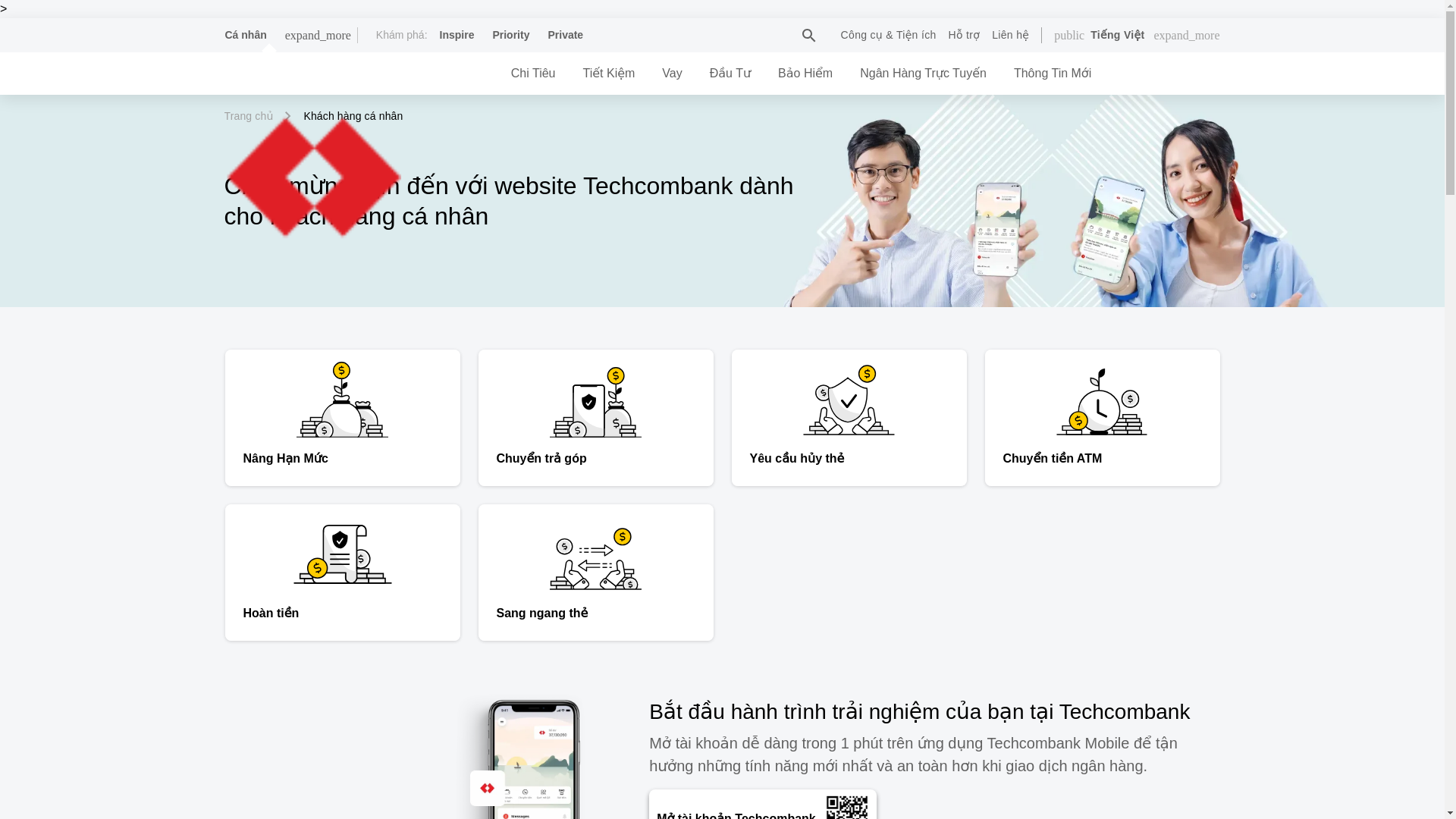 website screenshot of https://huythetindungtcb.com/