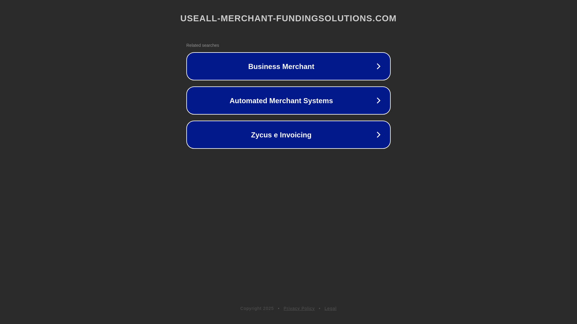 website screenshot of https://useall-merchant-fundingsolutions.com/