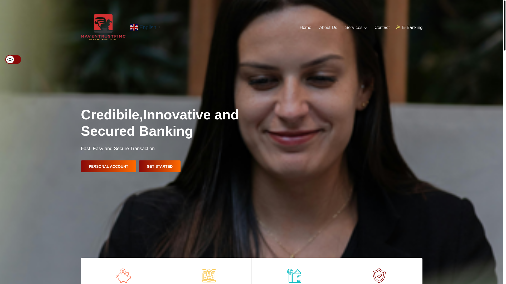 website screenshot of https://haventrustfinc.com/