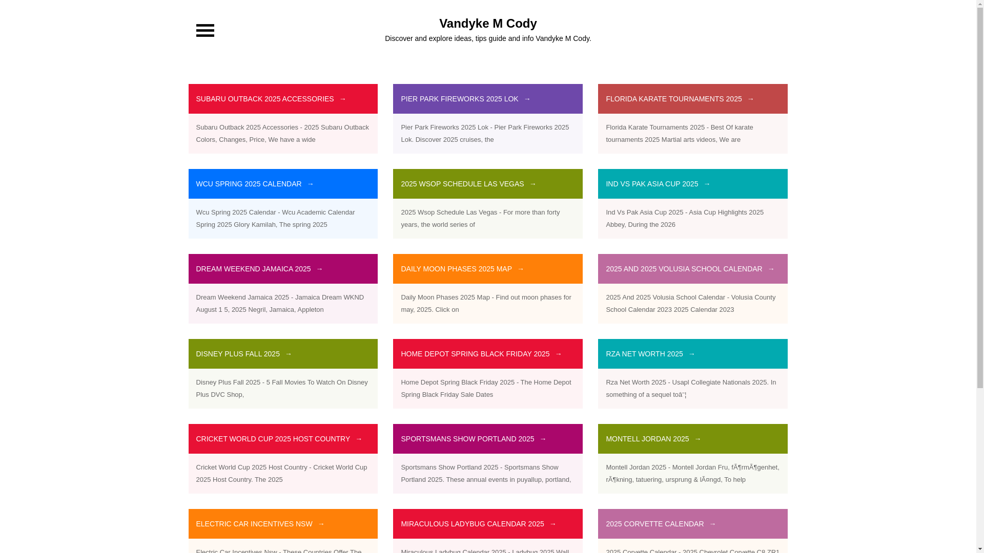 website screenshot of https://vandykemcody.pages.dev/