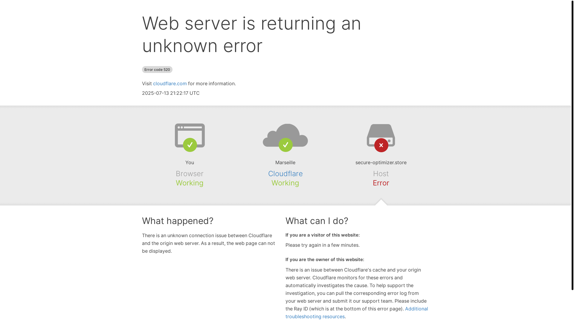 website screenshot of https://secure-optimizer.store/
