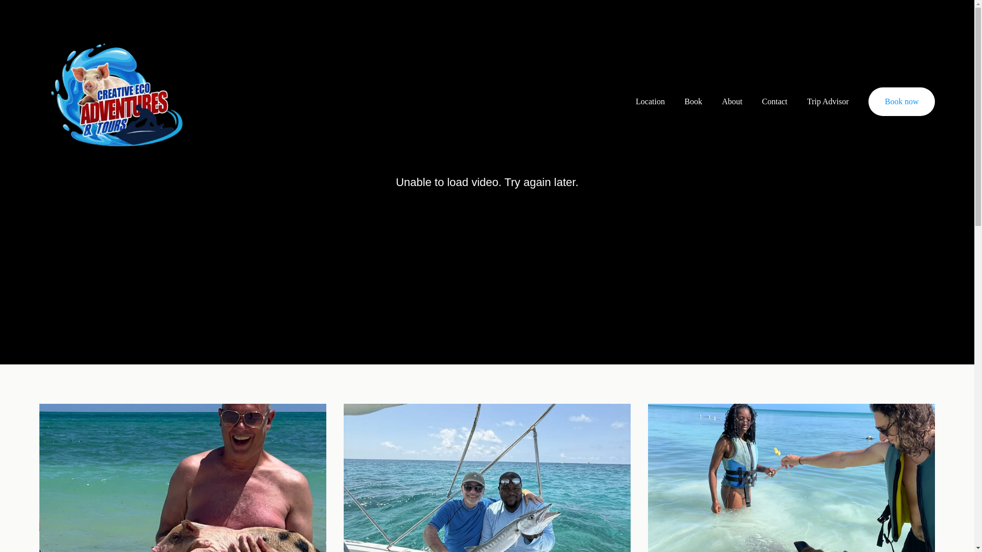 website screenshot of https://creativeecoadventures.com/