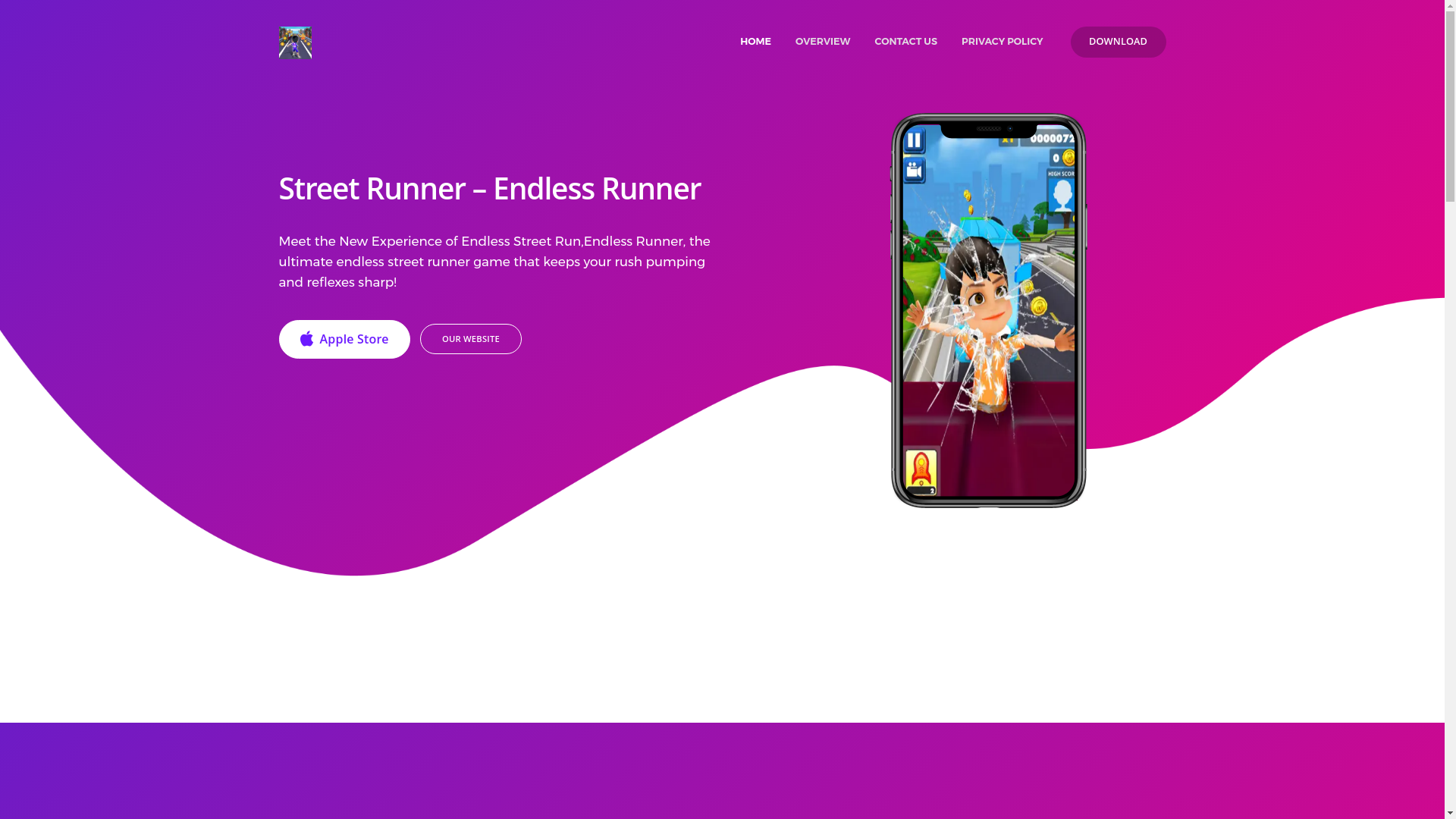 website screenshot of https://runner-game-com.pages.dev/