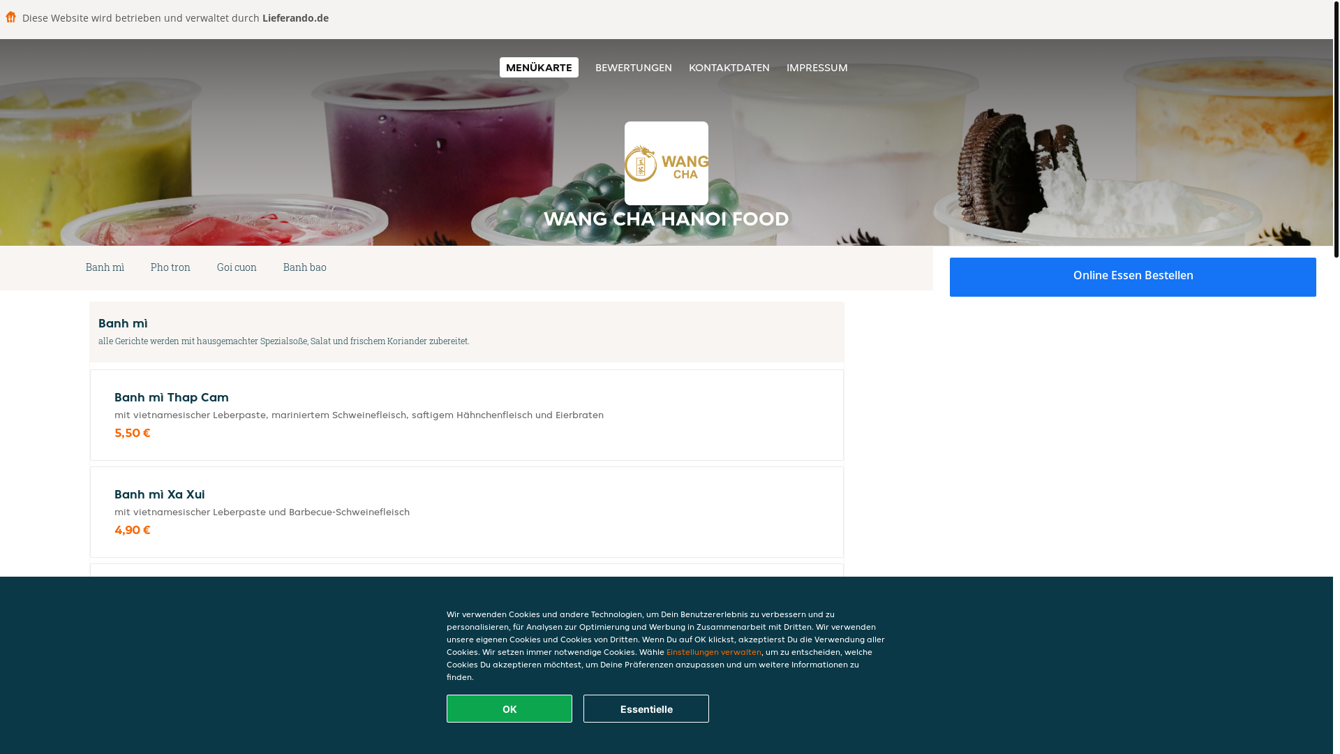 website screenshot of https://wangchahanoifood-wolfsburg.de/