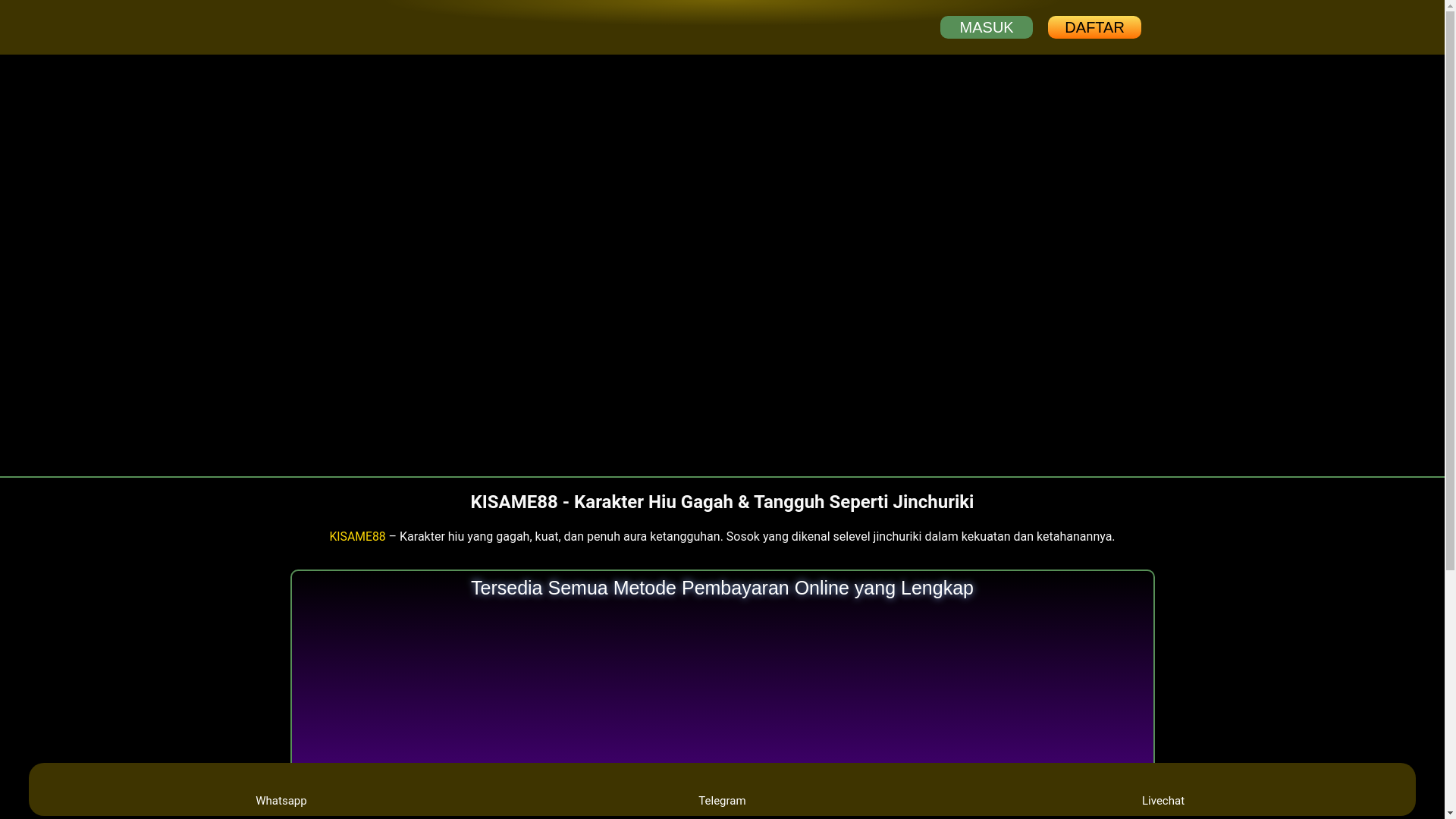website screenshot of https://kisame88.org/
