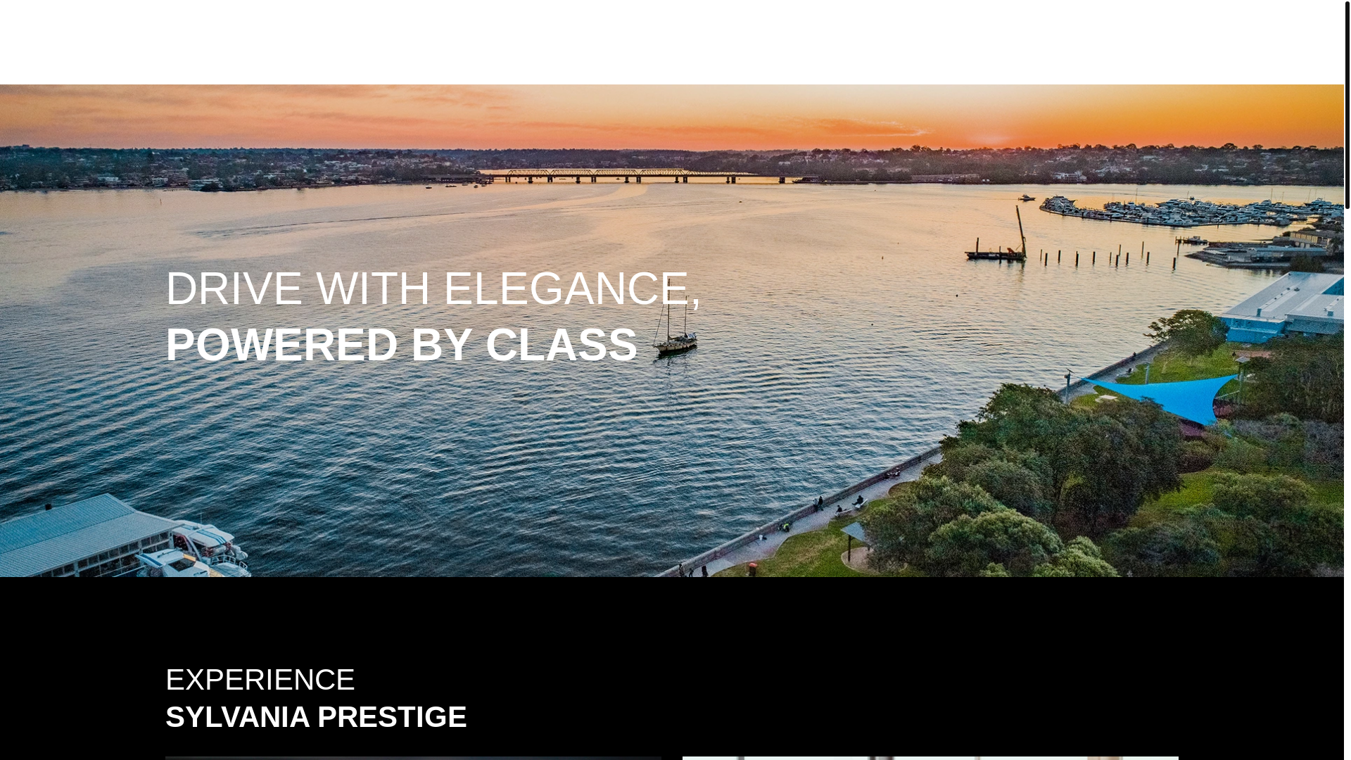 website screenshot of https://sylvaniaprestige.com.au/