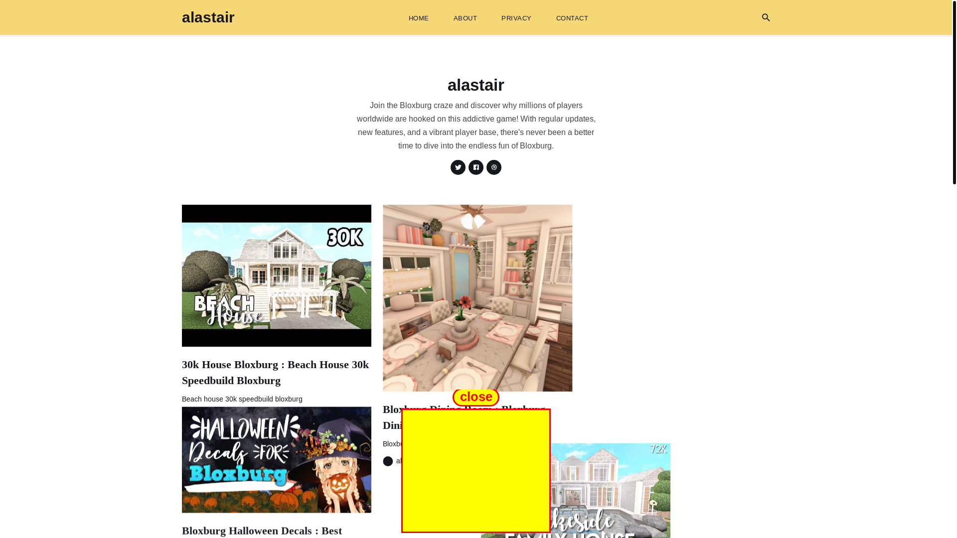 website screenshot of https://alastair.pages.dev/