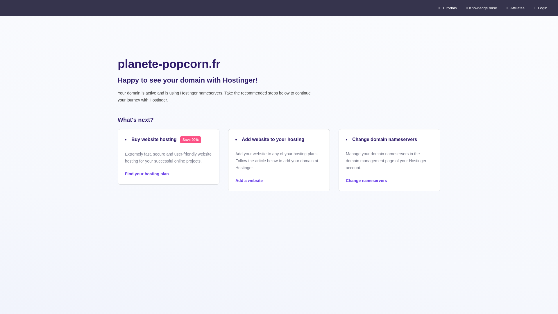 website screenshot of https://planete-popcorn.fr/