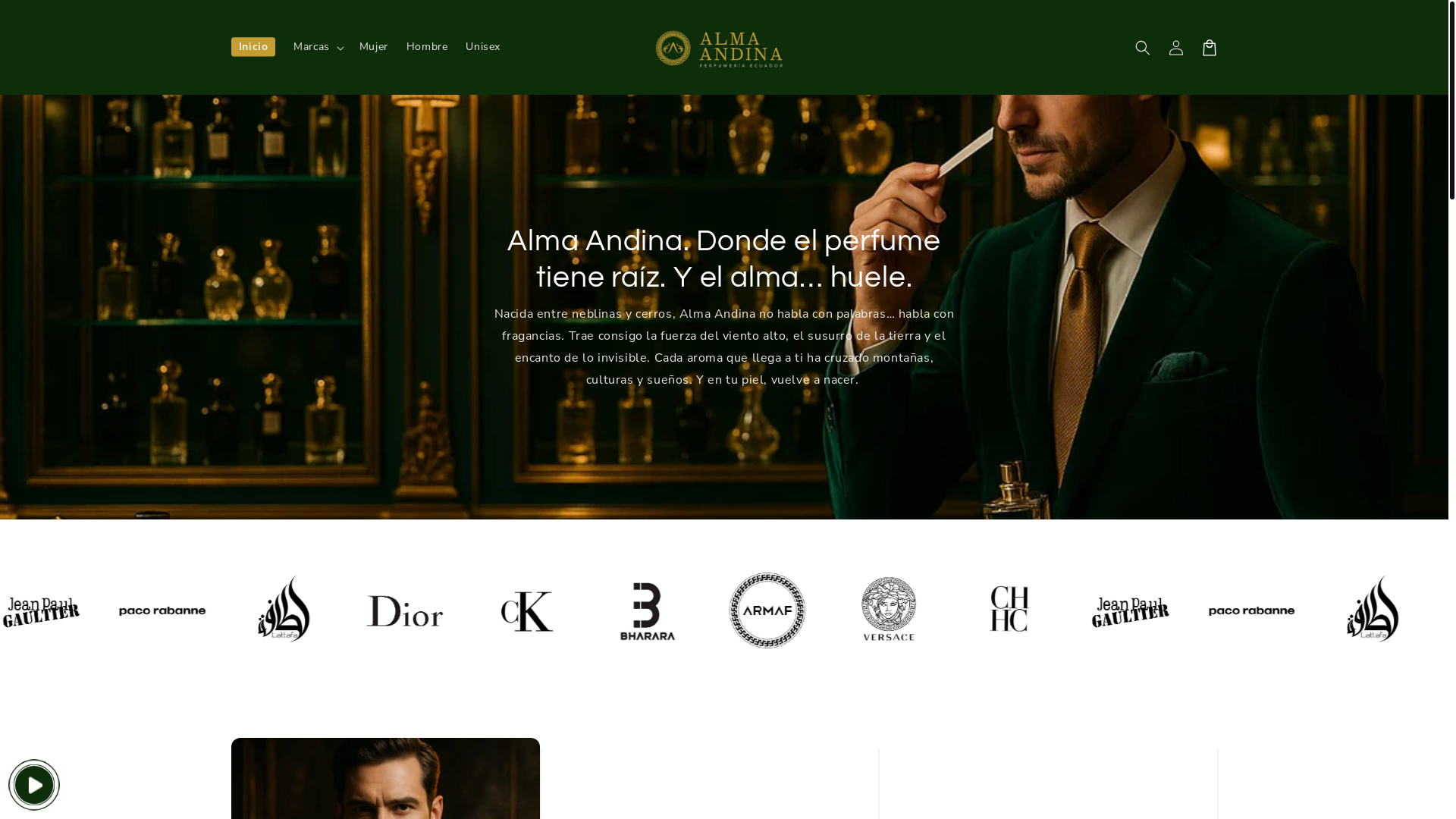 website screenshot of https://almaaroma.store/