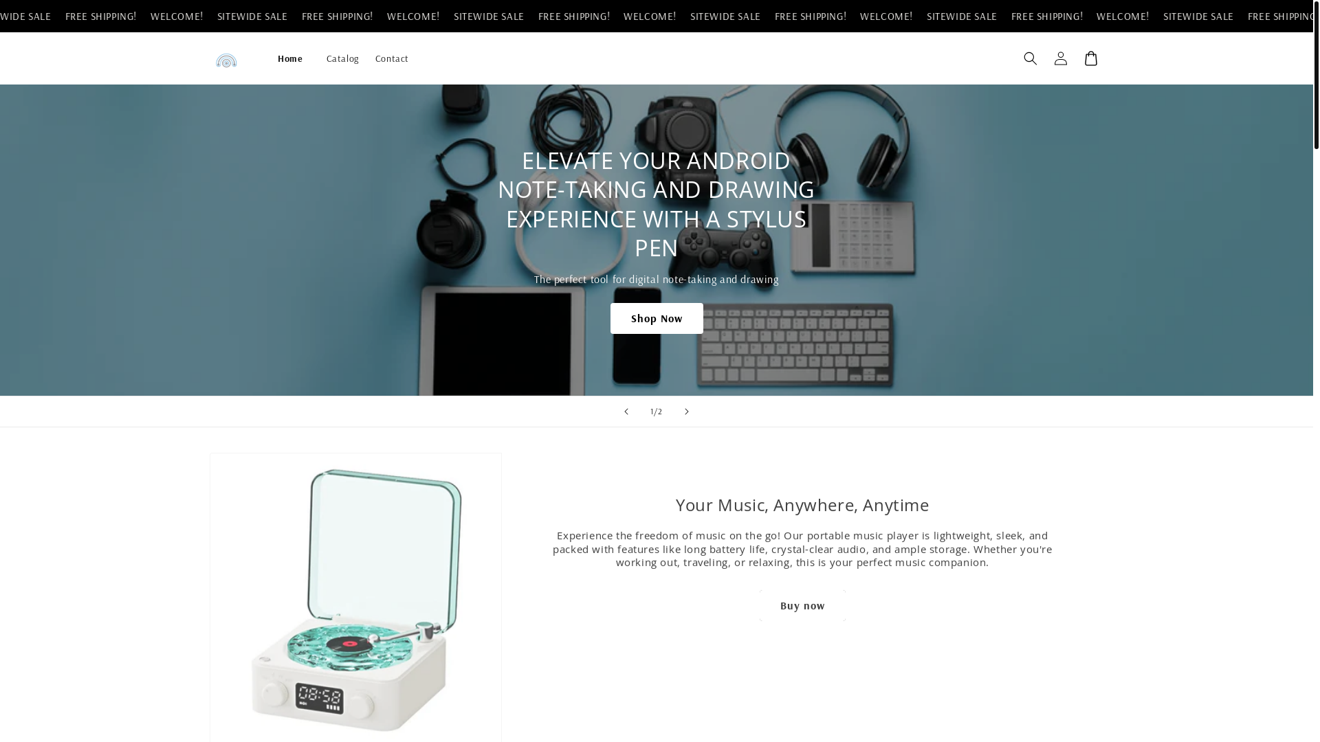 website screenshot of https://smartbuyelectronics.store/