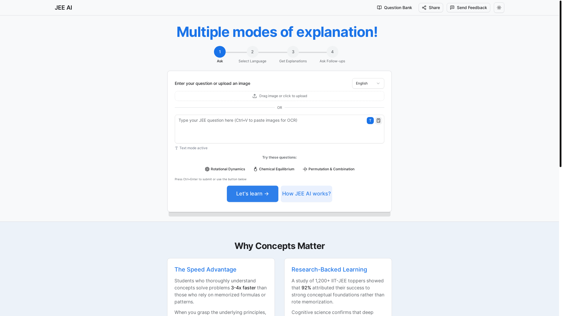 website screenshot of https://iexplain.app/