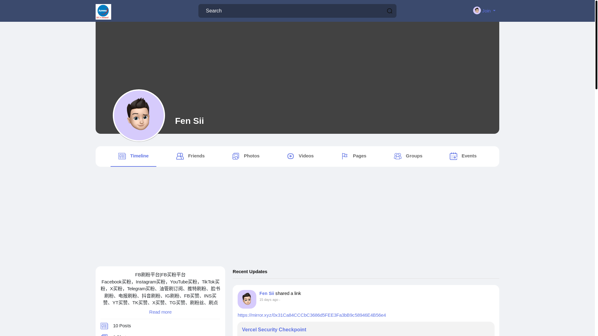 website screenshot of https://ayema.ng/fbfensicom