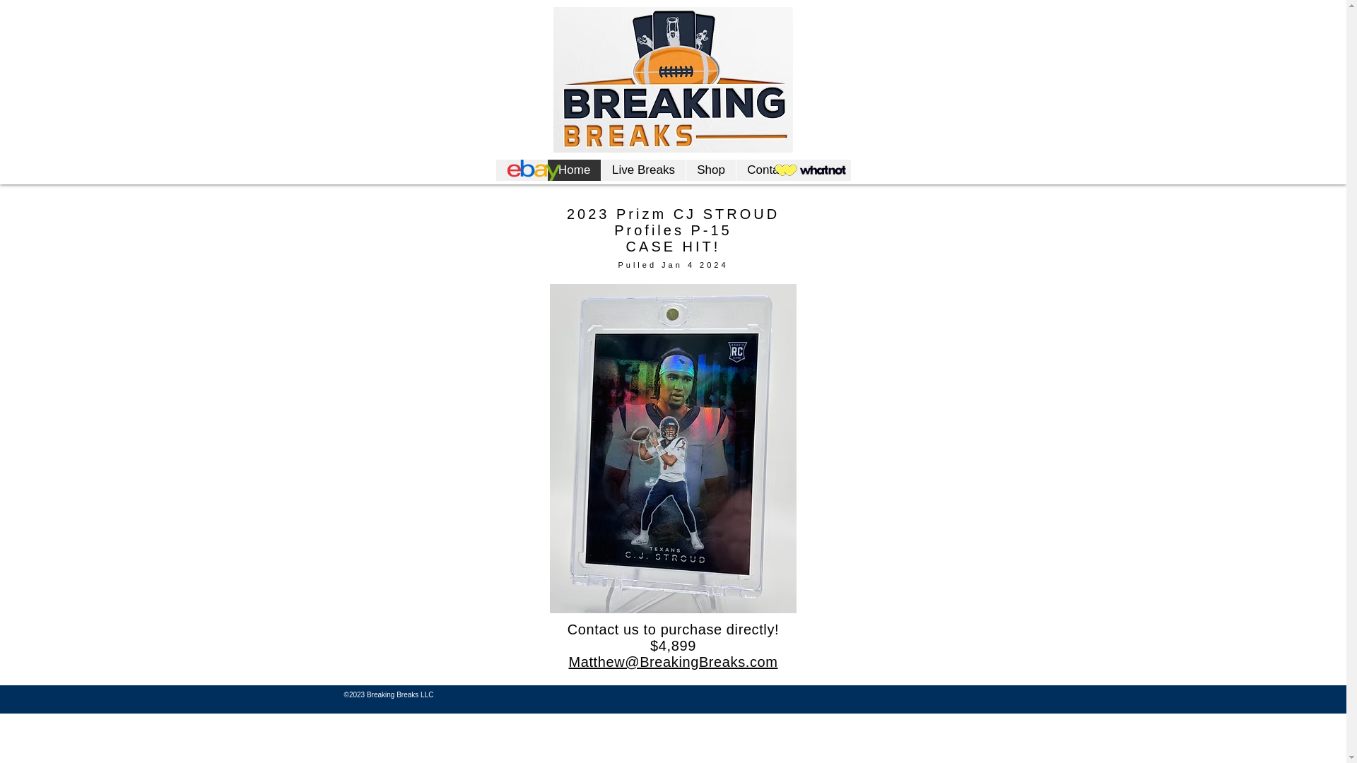 website screenshot of https://breakingbreak.com/