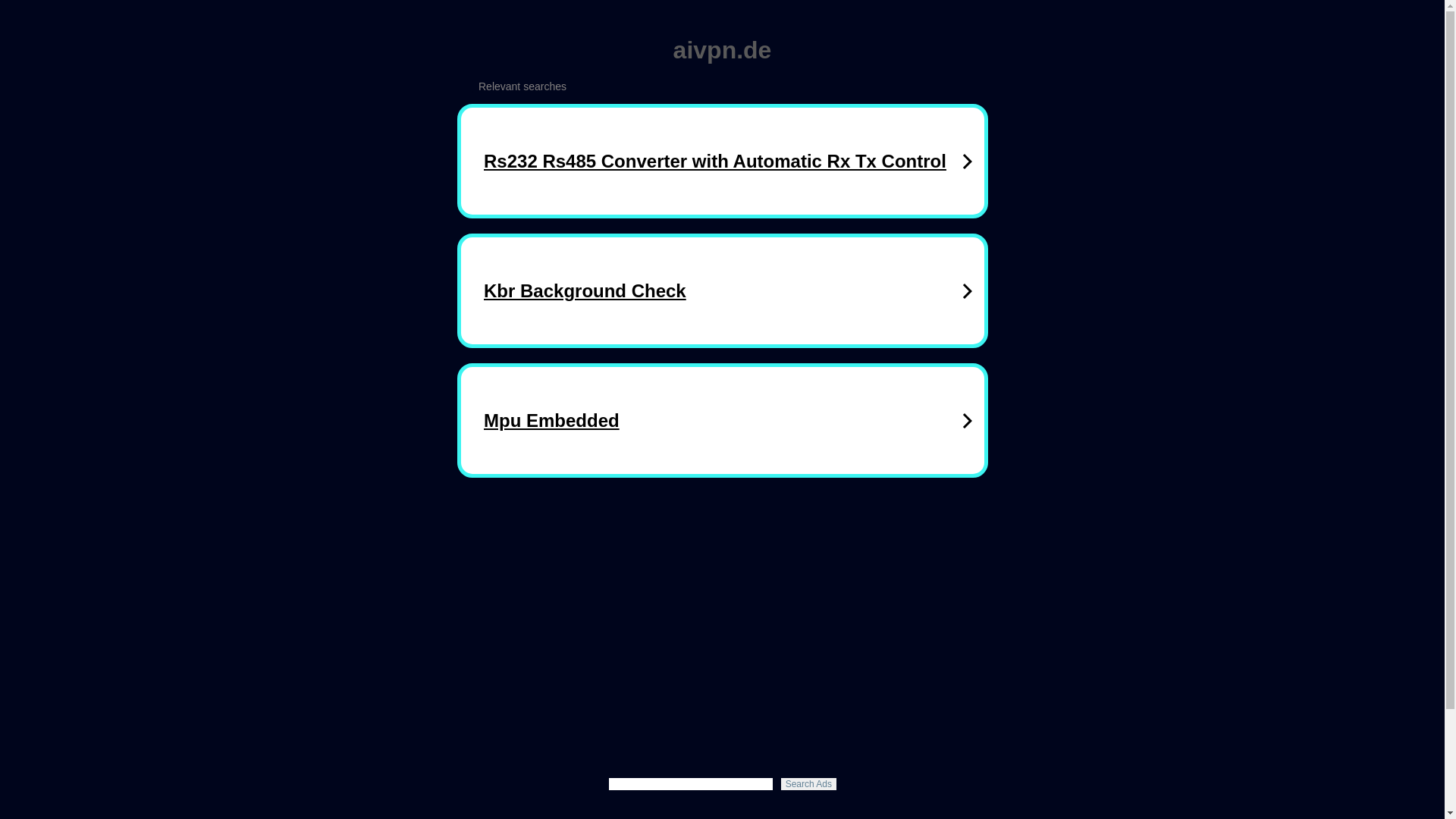 website screenshot of https://aivpn.de/