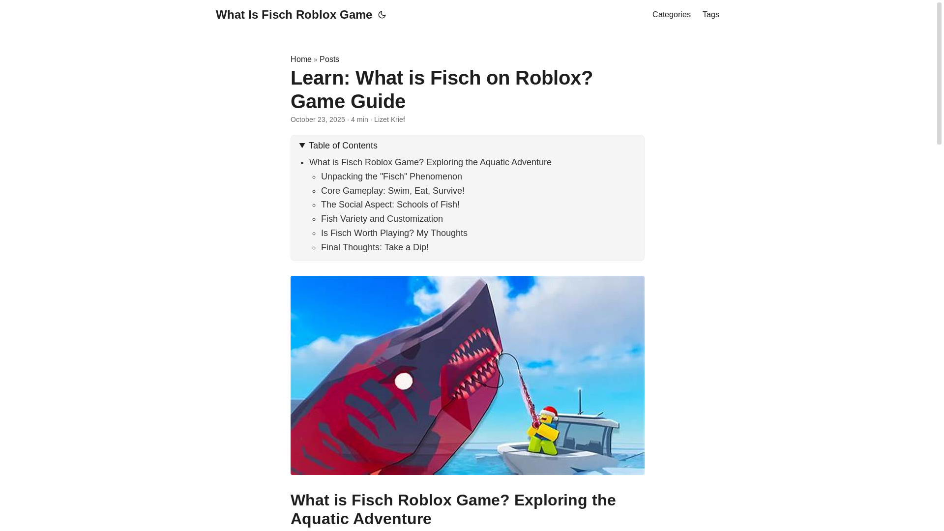 website screenshot of https://what-is-fisch-roblox-game.pages.dev/