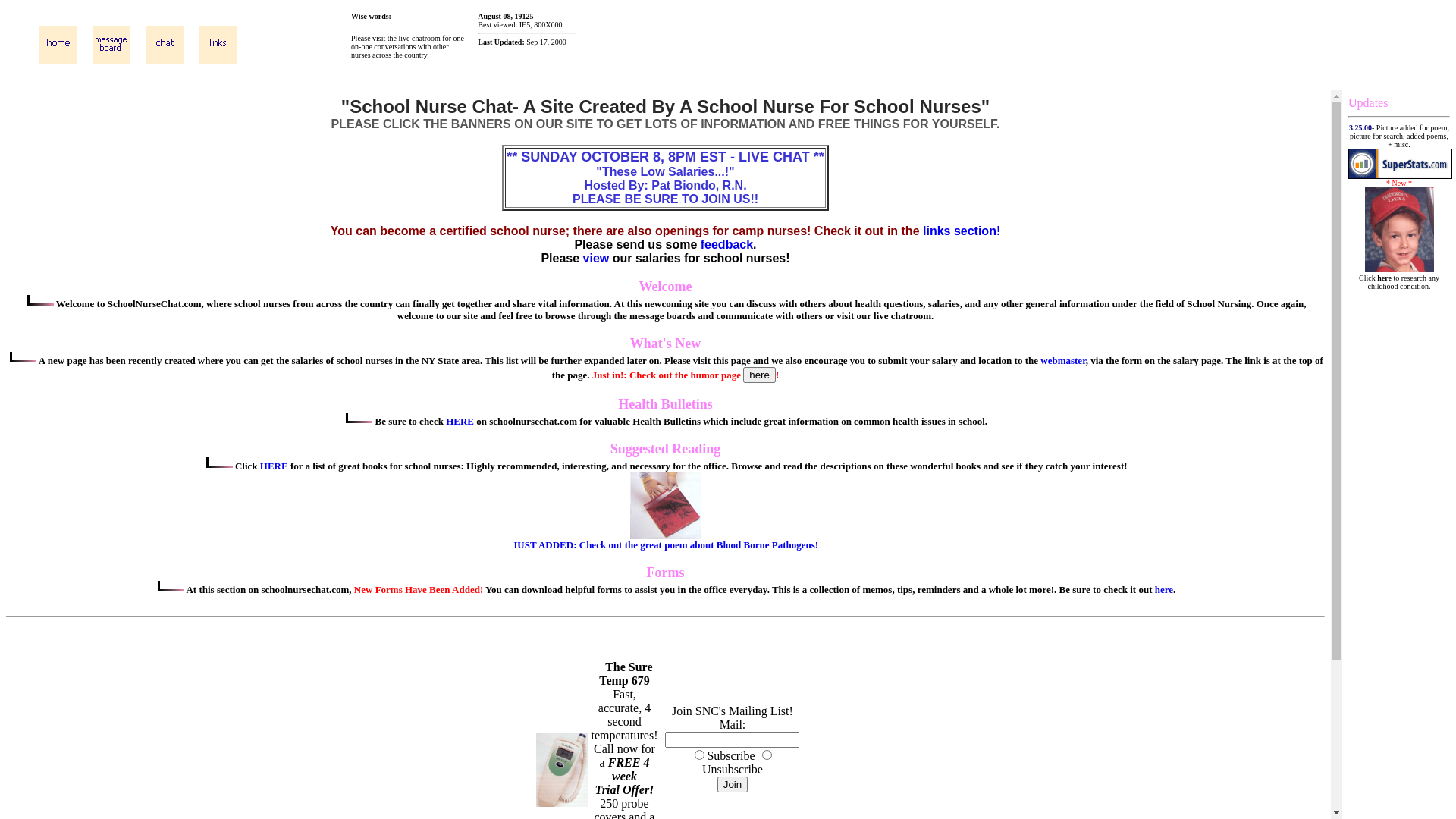 website screenshot of https://schoolnursechat.pages.dev/