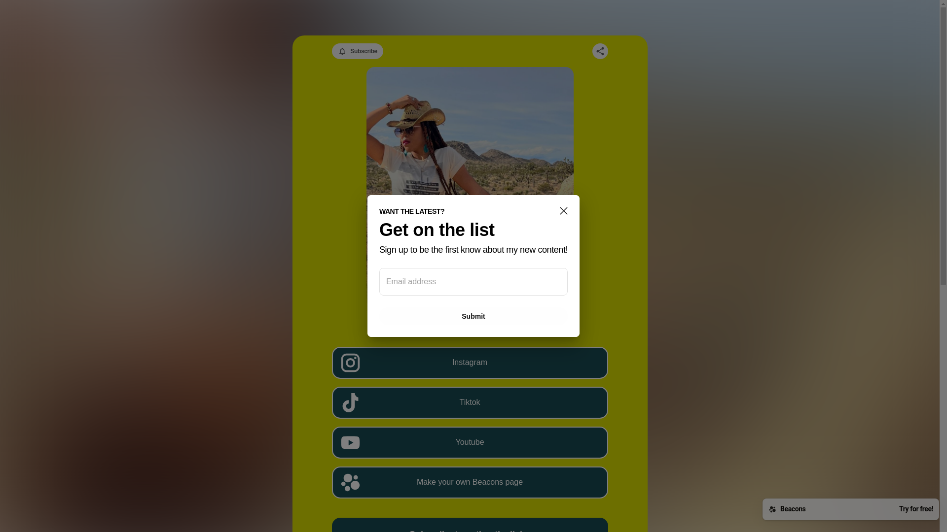 website screenshot of https://authenticallyhy.com/