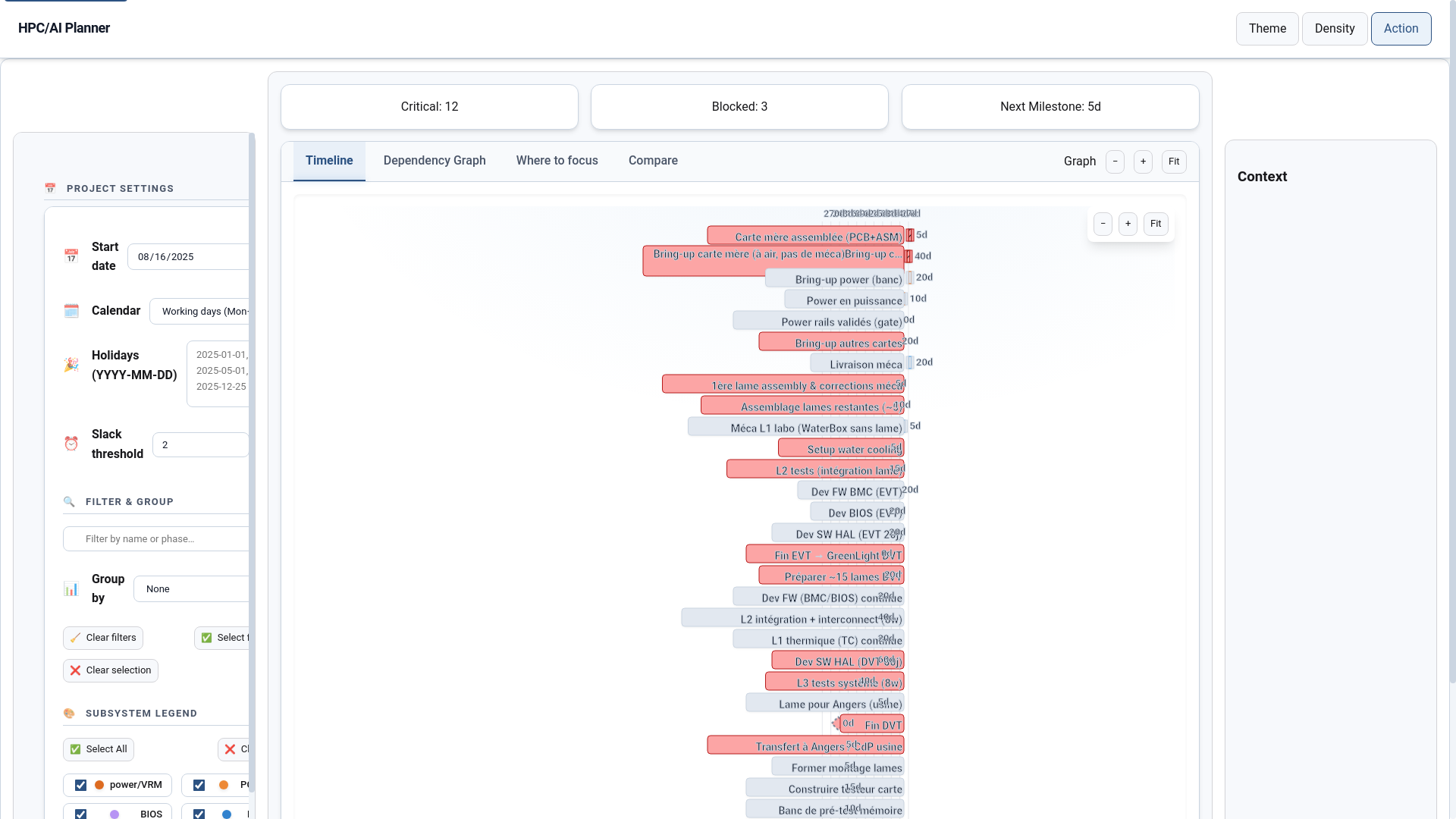 website screenshot of https://hpcprojectassistant.pages.dev/