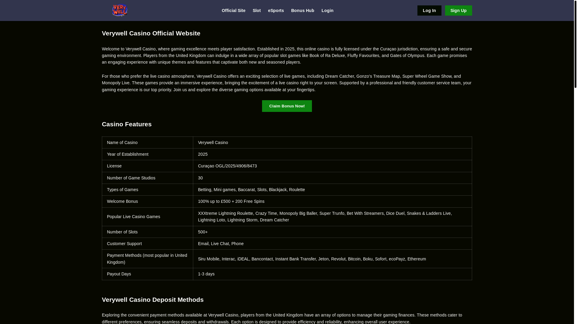 website screenshot of https://verywell-online-uk.pages.dev/