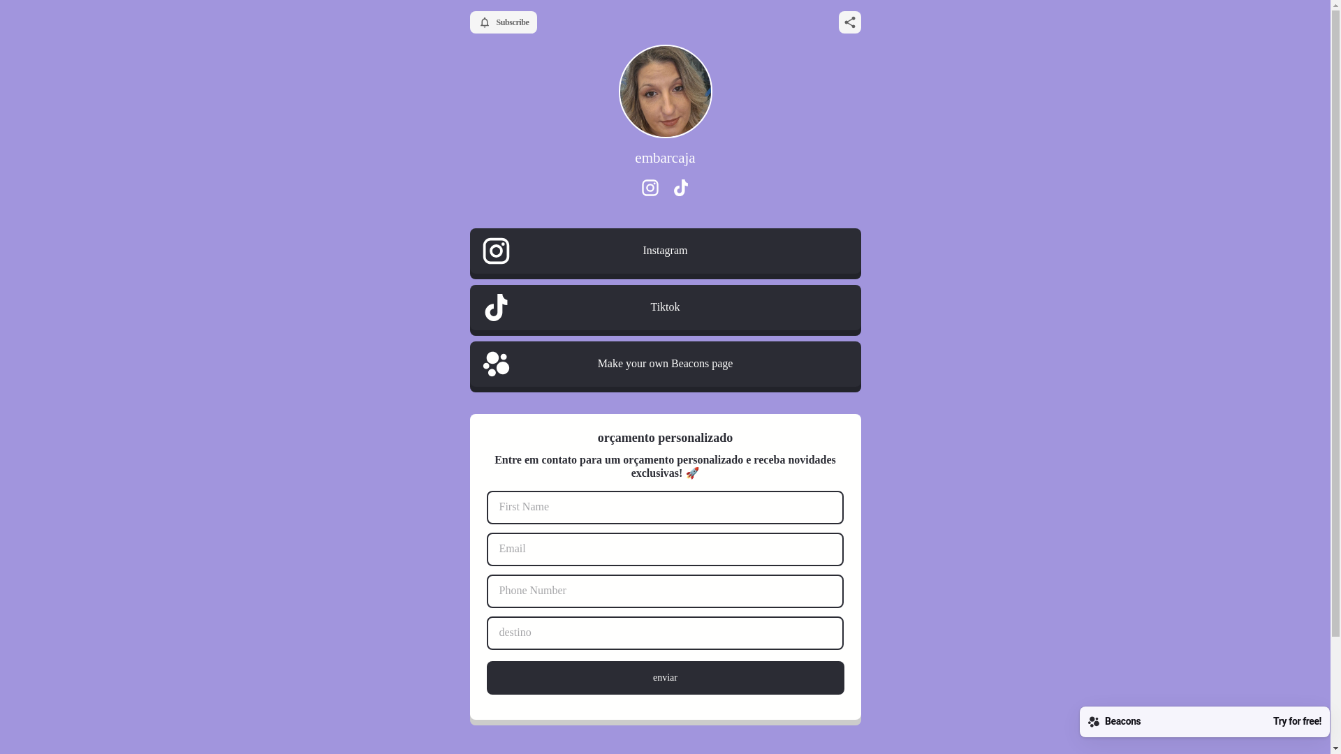 website screenshot of https://embarcaja.com/
