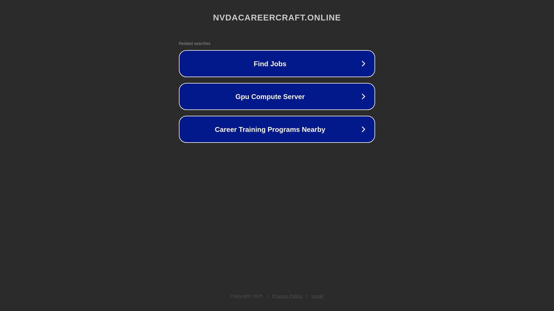 website screenshot of https://nvdacareercraft.online/