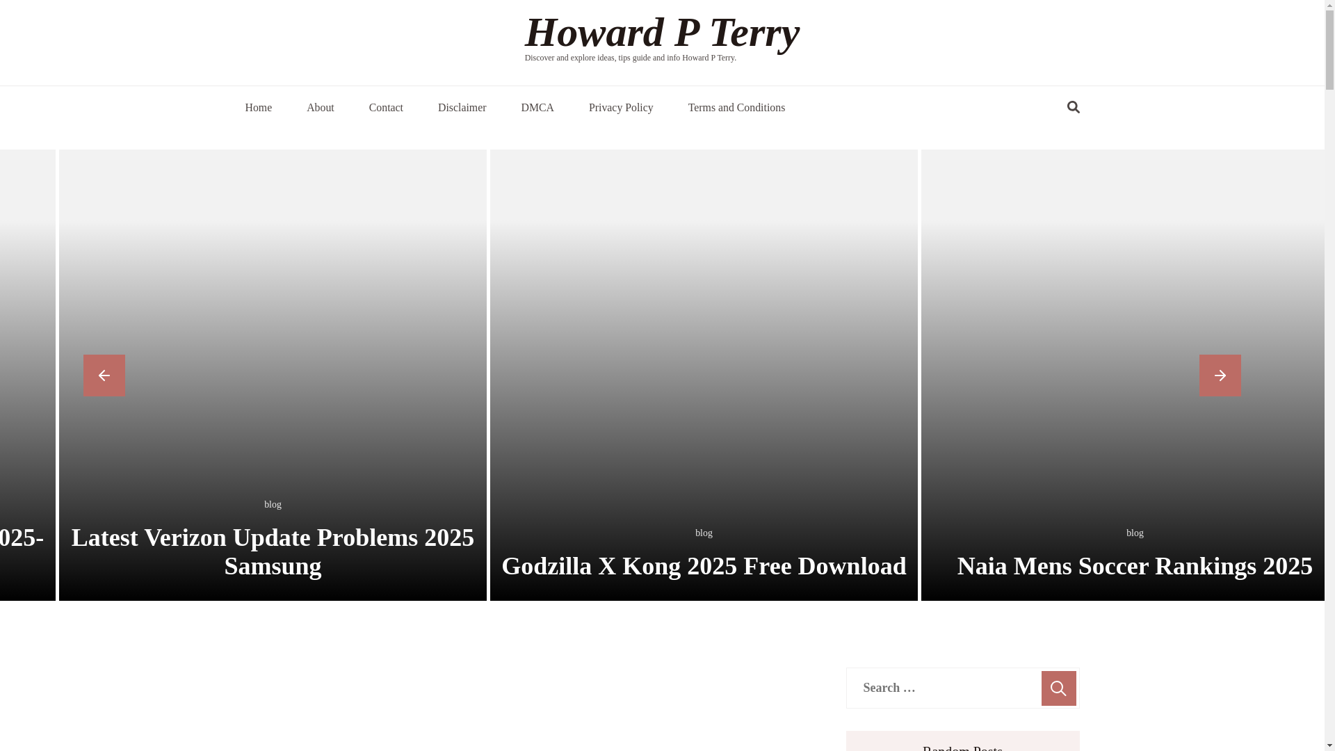 website screenshot of https://howardpterryd.pages.dev/