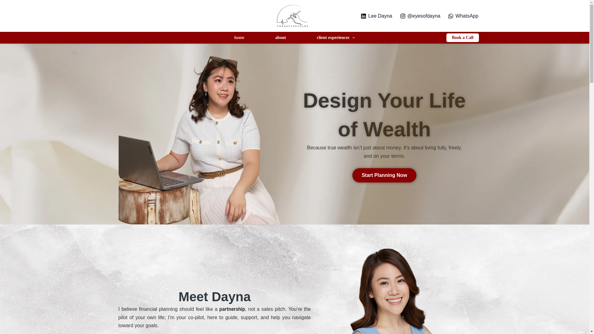 website screenshot of https://thedayleefolks.com/