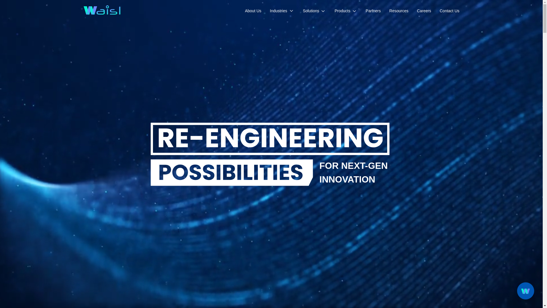 website screenshot of https://www.waisldigital.com/