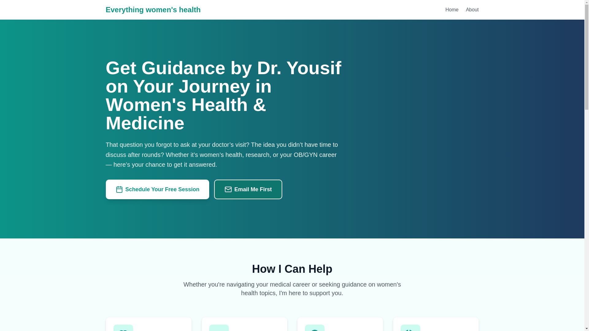 website screenshot of https://yousifmd.net/