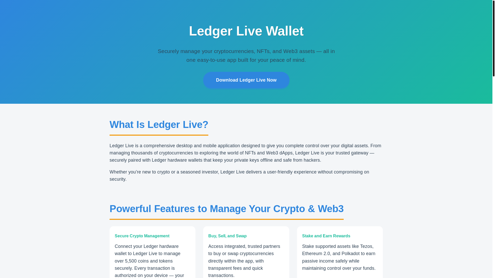 website screenshot of https://ledger-live-wallet-ansh.pages.dev/