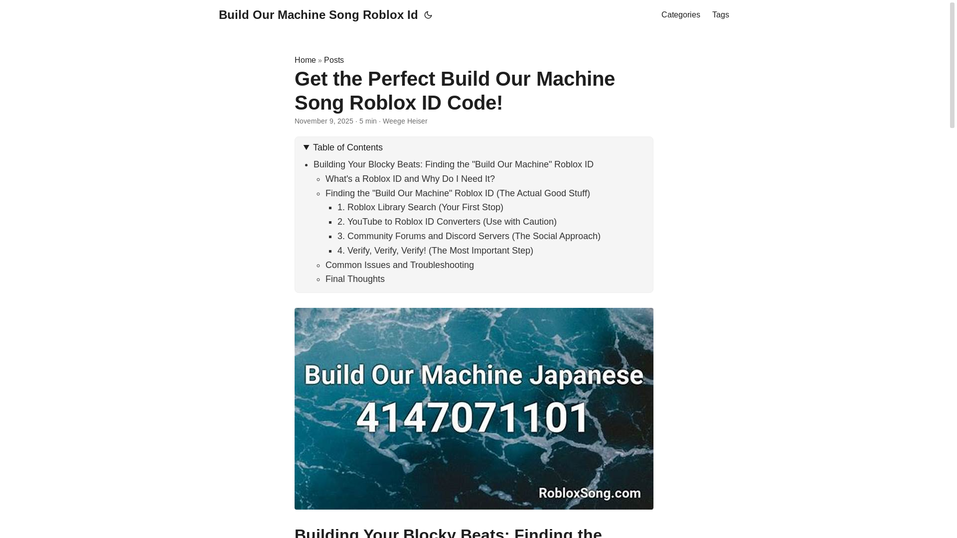 website screenshot of https://build-our-machine-song-roblox-id.pages.dev/