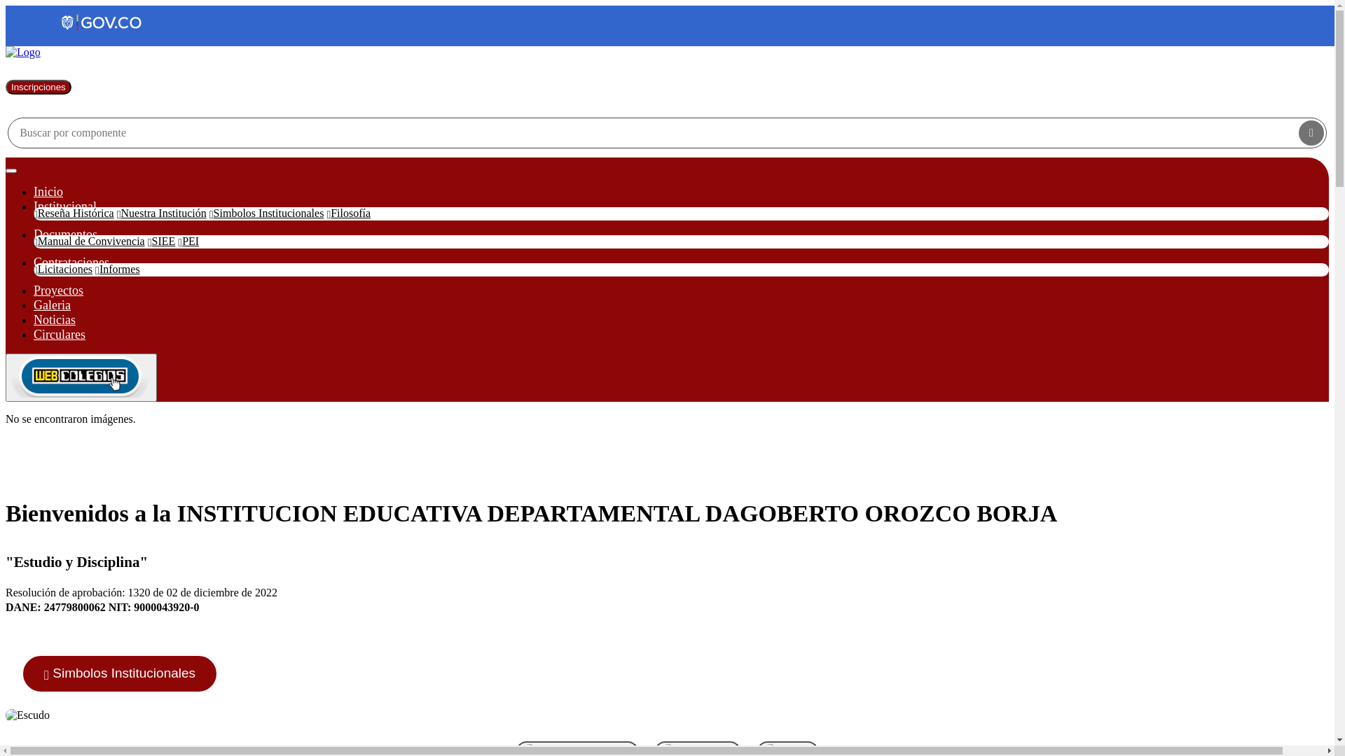 website screenshot of https://colegiolamata.edu.co/