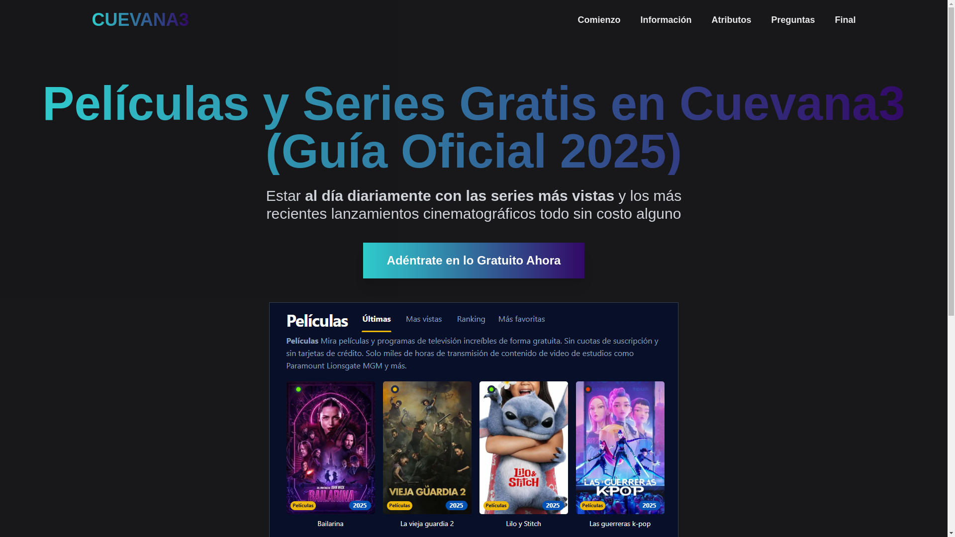 website screenshot of https://cuevana3-dv8b-6ck.pages.dev/