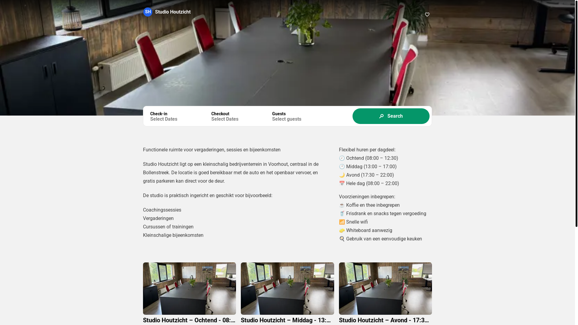 website screenshot of https://studiohoutzicht.nl/