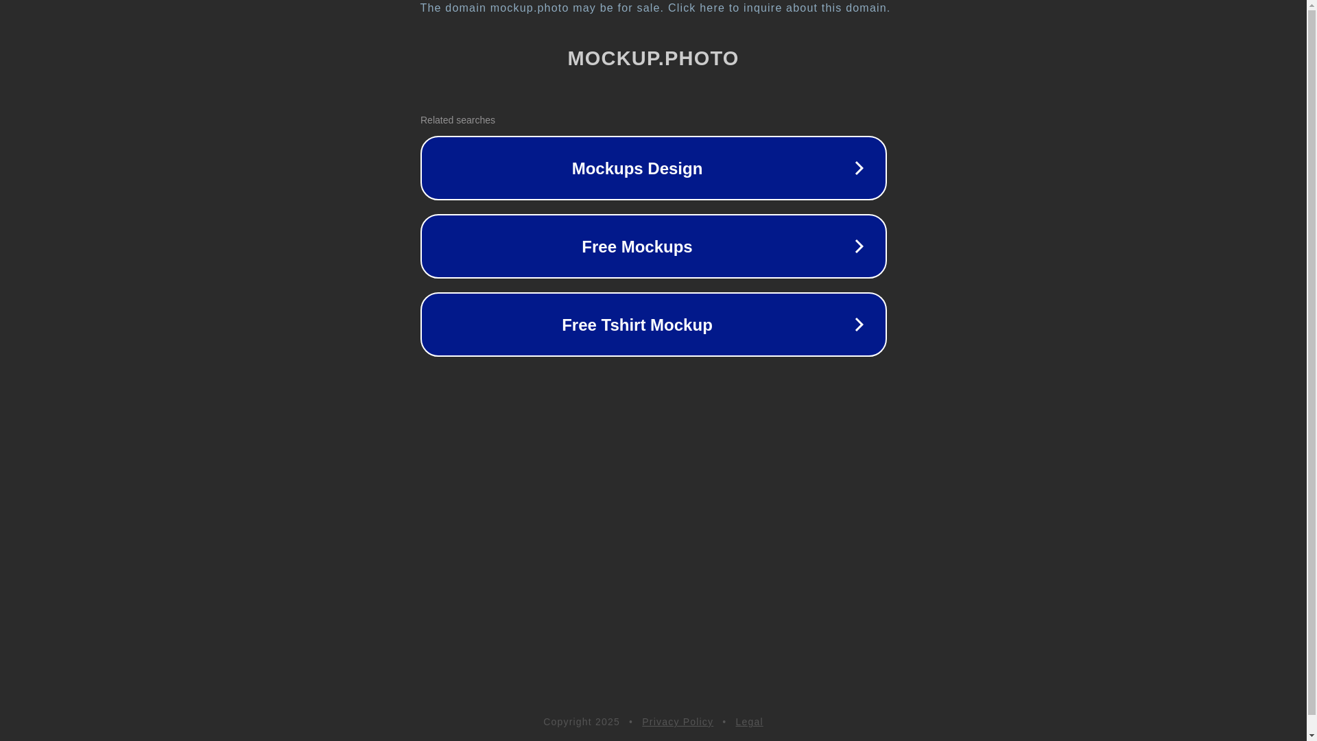 website screenshot of https://mockup.photo/