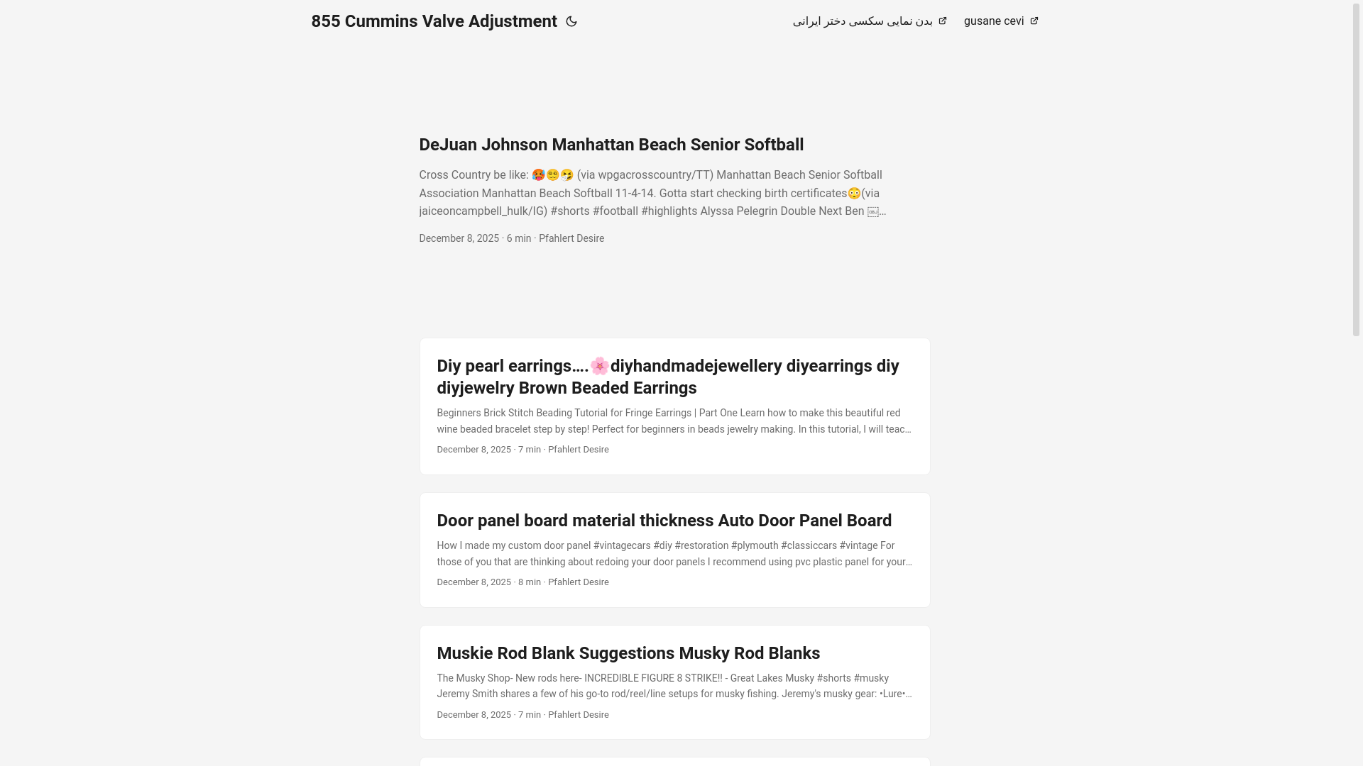 website screenshot of https://855cumminsvalveadjustment.pages.dev/