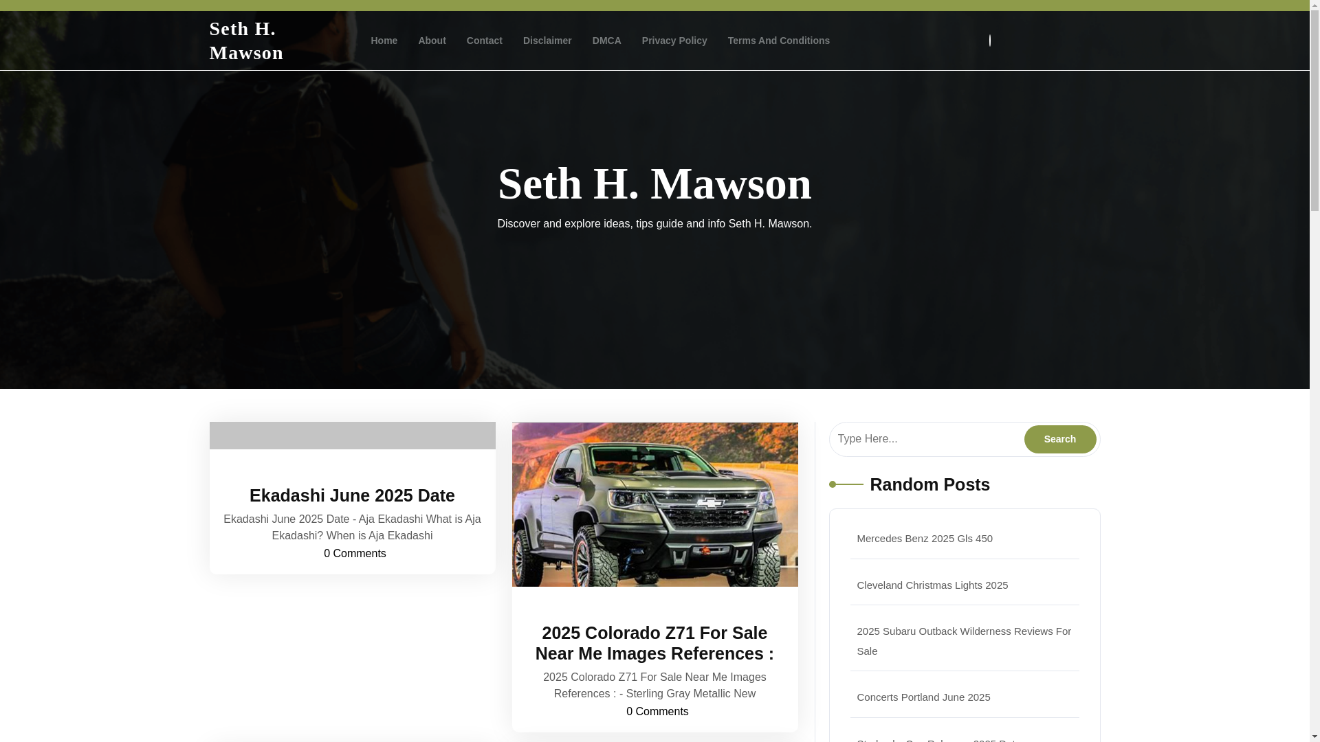 website screenshot of https://sethhmawson.pages.dev/