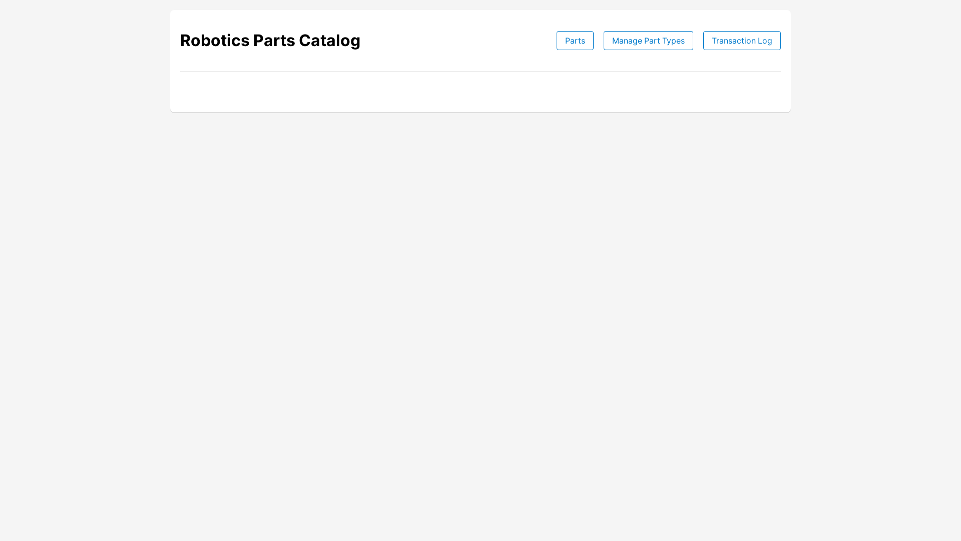 website screenshot of https://robotics-parts-catalog.pages.dev/