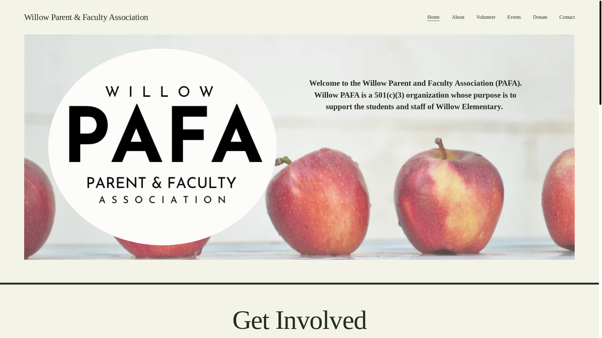 website screenshot of https://willowpafa.com/
