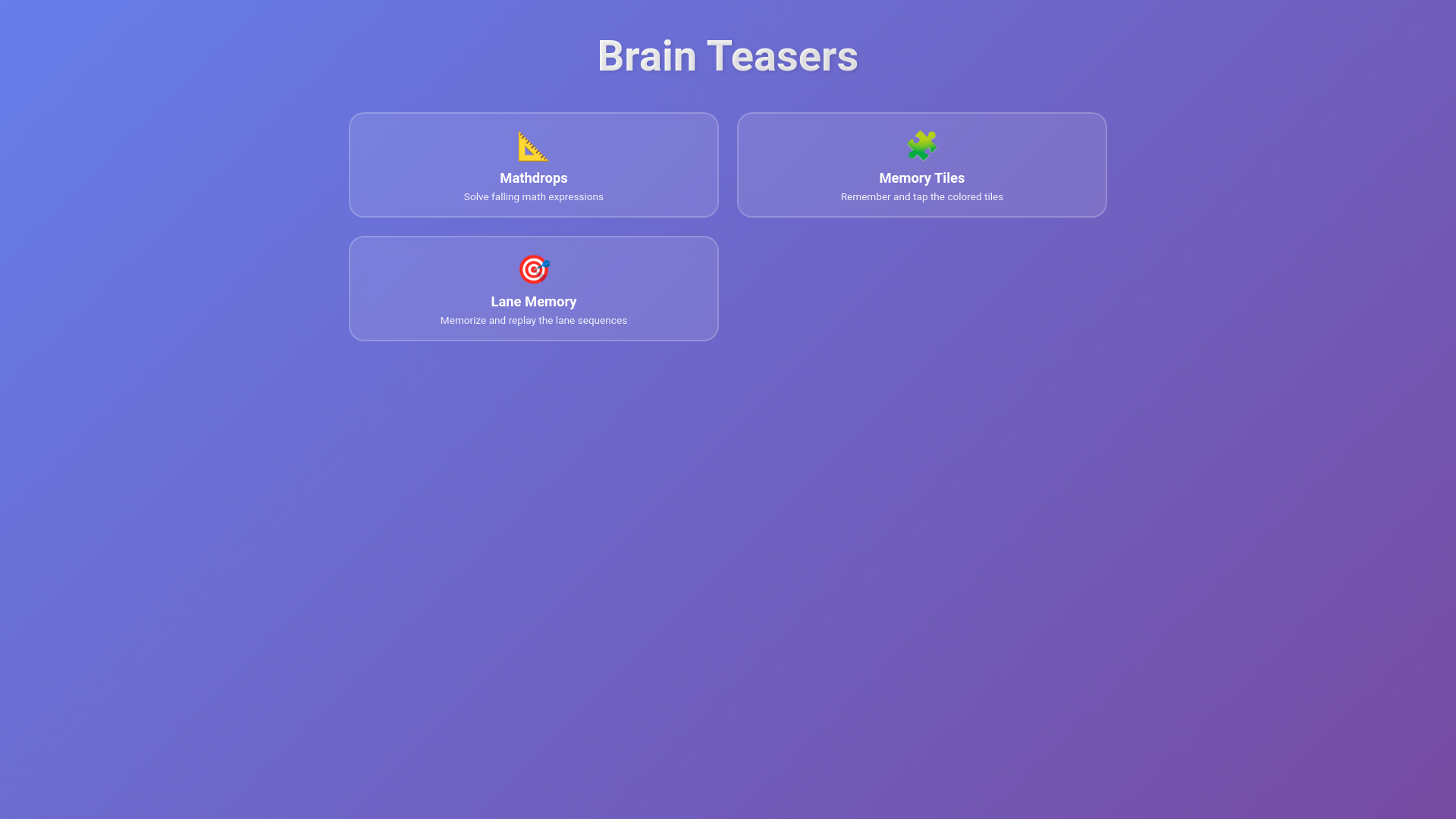 website screenshot of https://brain-teasers.pages.dev/