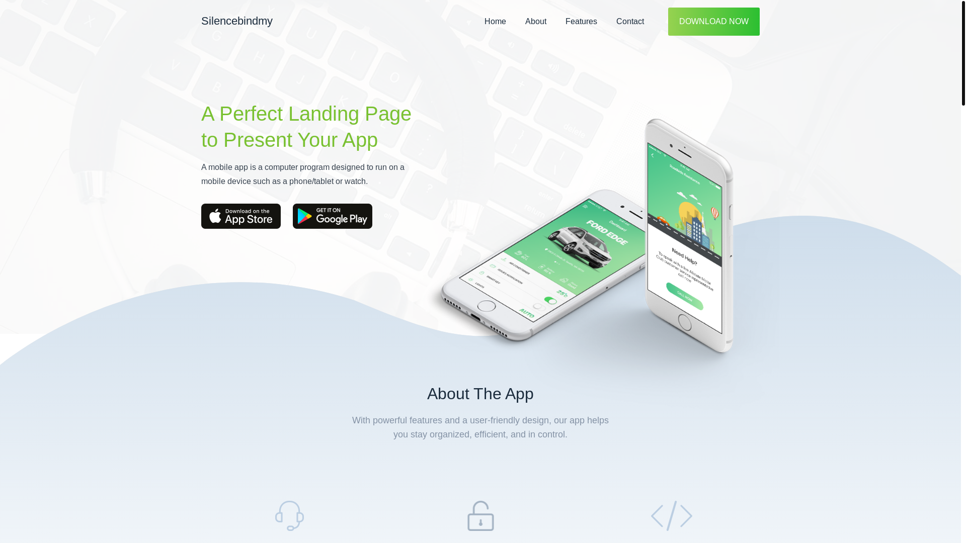 website screenshot of https://silencebind.my.id/