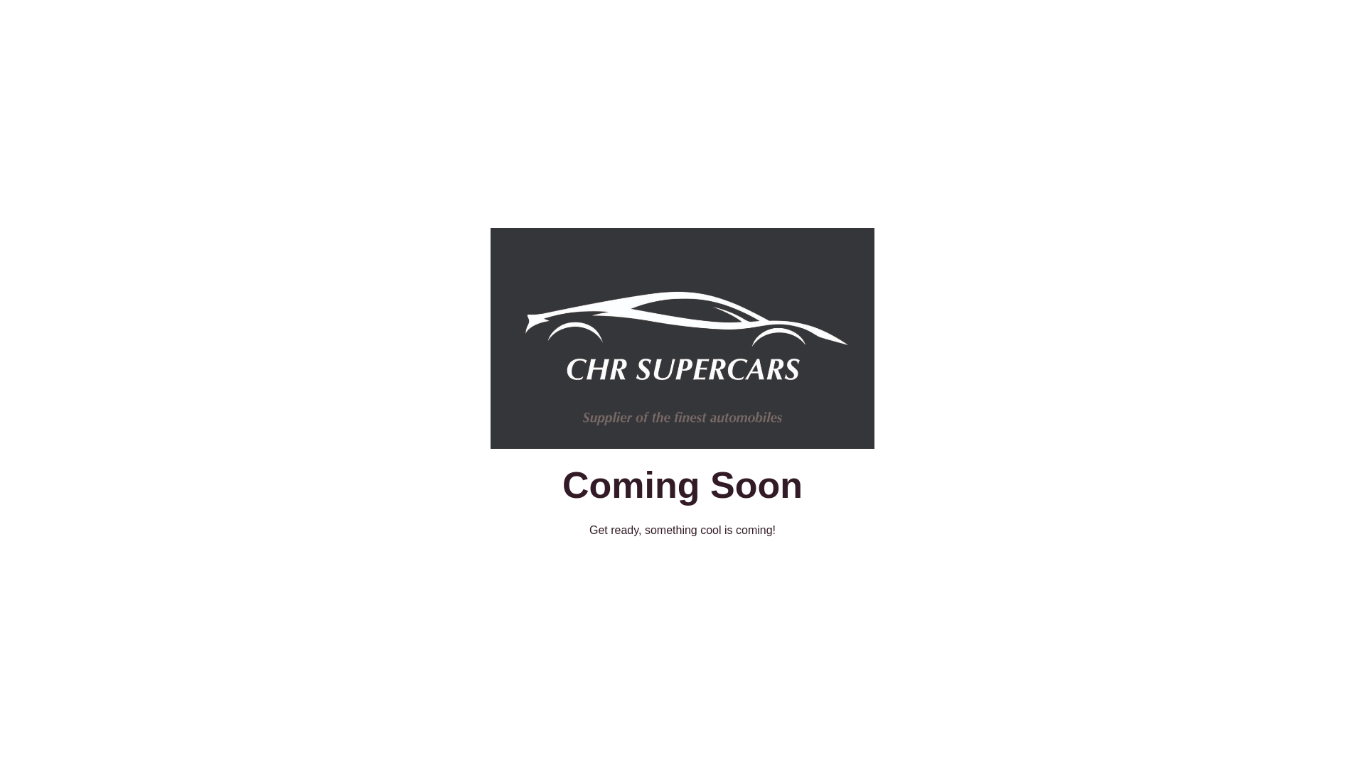 website screenshot of https://chrsupercars.co.uk/