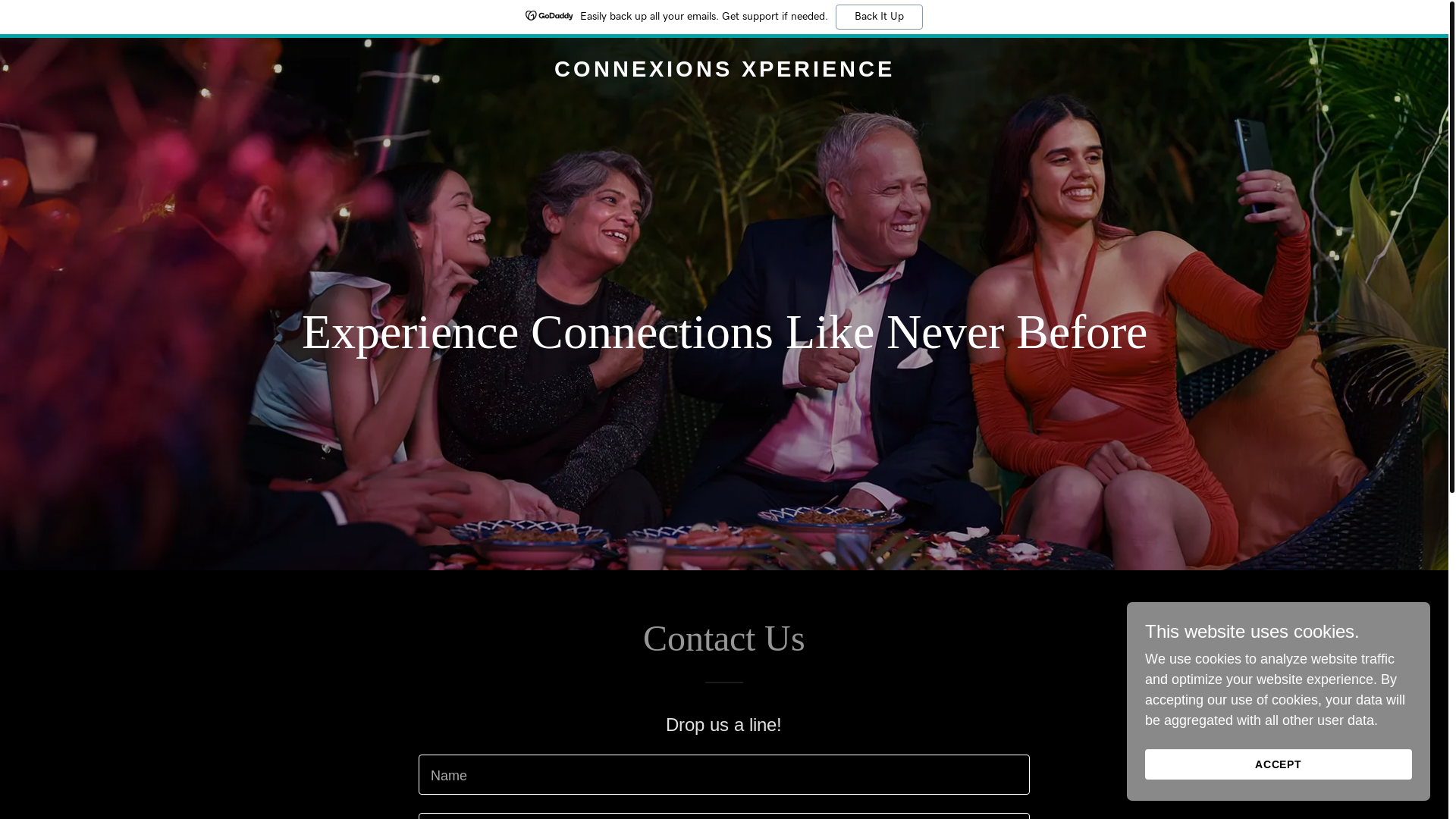 website screenshot of https://connexionsxperience.com/