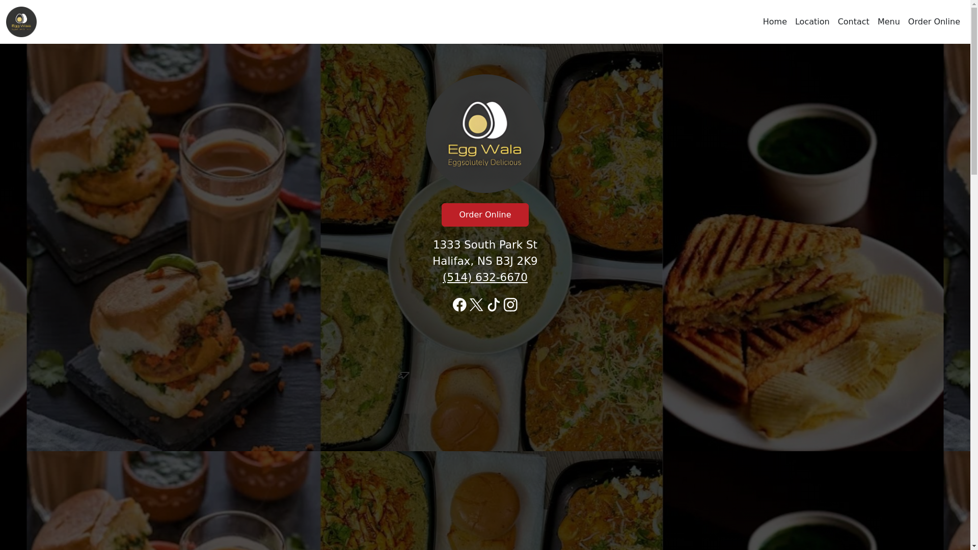 website screenshot of https://eggwalahalifaxns.com/