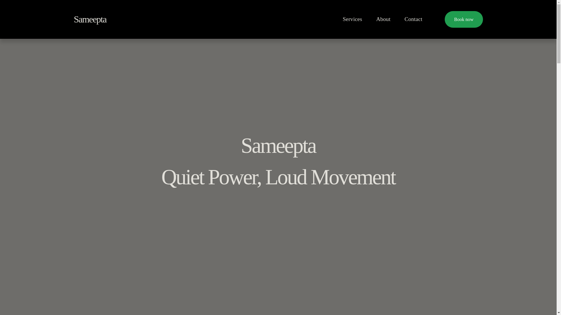 website screenshot of https://movewithsameepta.com/